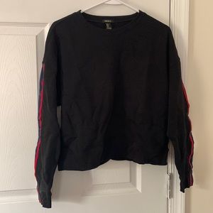 Sweatshirt with side stripes, size S